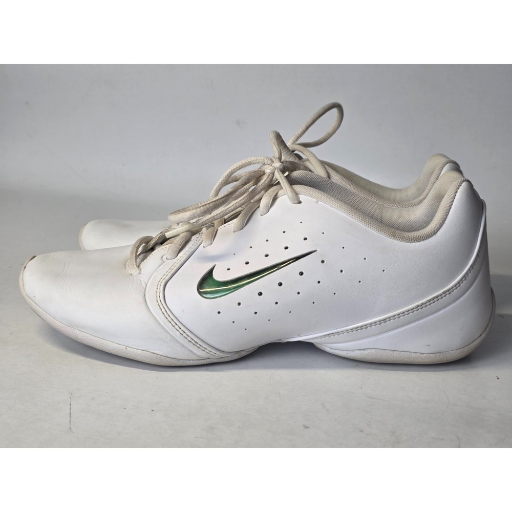 Nike Sideline 3 Women's Sneakers Size 10‎ White Leather Cheerleading Dance Shoes